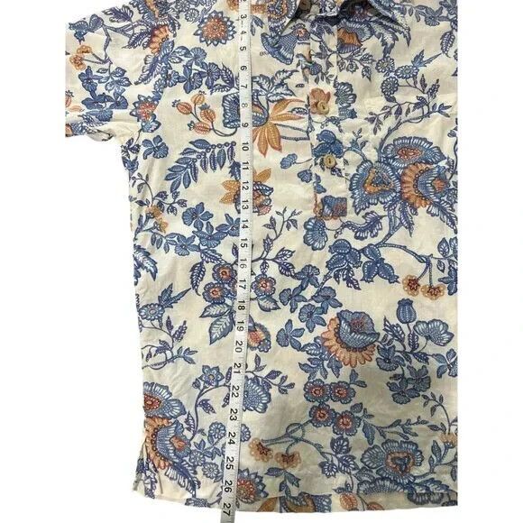Men’s M Vintage Surfline Hawaii Reverse Print Hawaiian Shirt Floral Pullover - Picture 7 of 7